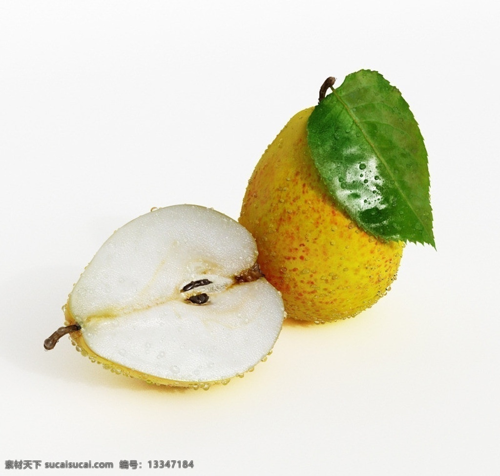 雪梨三维模型 热带水果 3d 模型 鸭梨 白梨 黄梨 快果 果宗 玉乳 蜜父 南果梨 水果 蔬菜 高精度 其他模型 3d设计模型 源文件 max