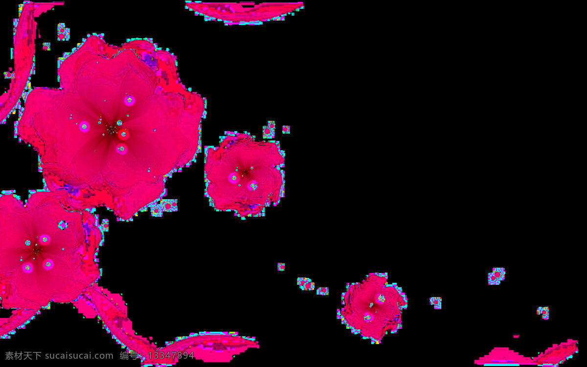 淡 粉色 花卉 卡通 透明 淡粉色 海报设计装饰 抠图专用 美丽 设计素材 淘宝素材 透明素材 装饰 装饰图案