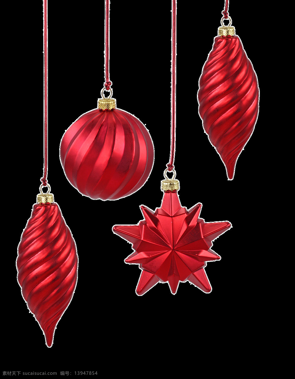 圣诞节 红色 吊饰 透明 花纹 免扣素材 透明素材 雪花 圆球 装饰 装饰图片
