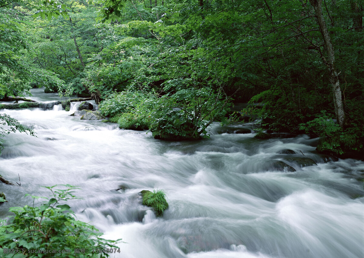 湍急 河流 自然 风景 水花 水雾 溅出 急流 山水风景 风景图片