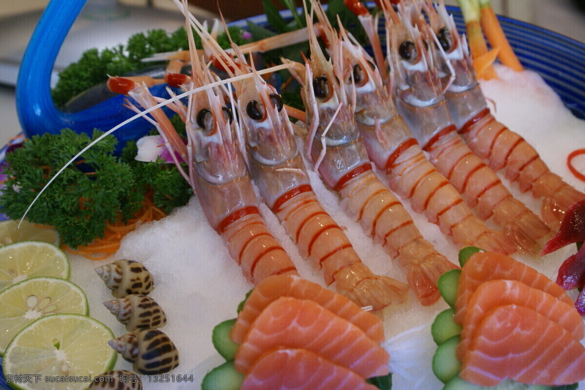 牡丹虾刺身 虾 刺身 美食 传统美食 餐饮美食