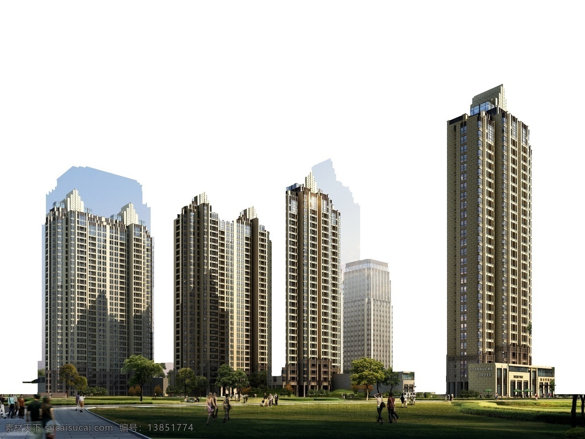 高档 住宅小区 外观 效果图 建筑效果图 规划设计 城市规划 商业建筑 效果图素材 后期素材 建筑景观 城市建筑 公共建筑 建筑外观 建筑设计 景观设计 3d效果图 园林景观 环境设计 psd素材 黑色