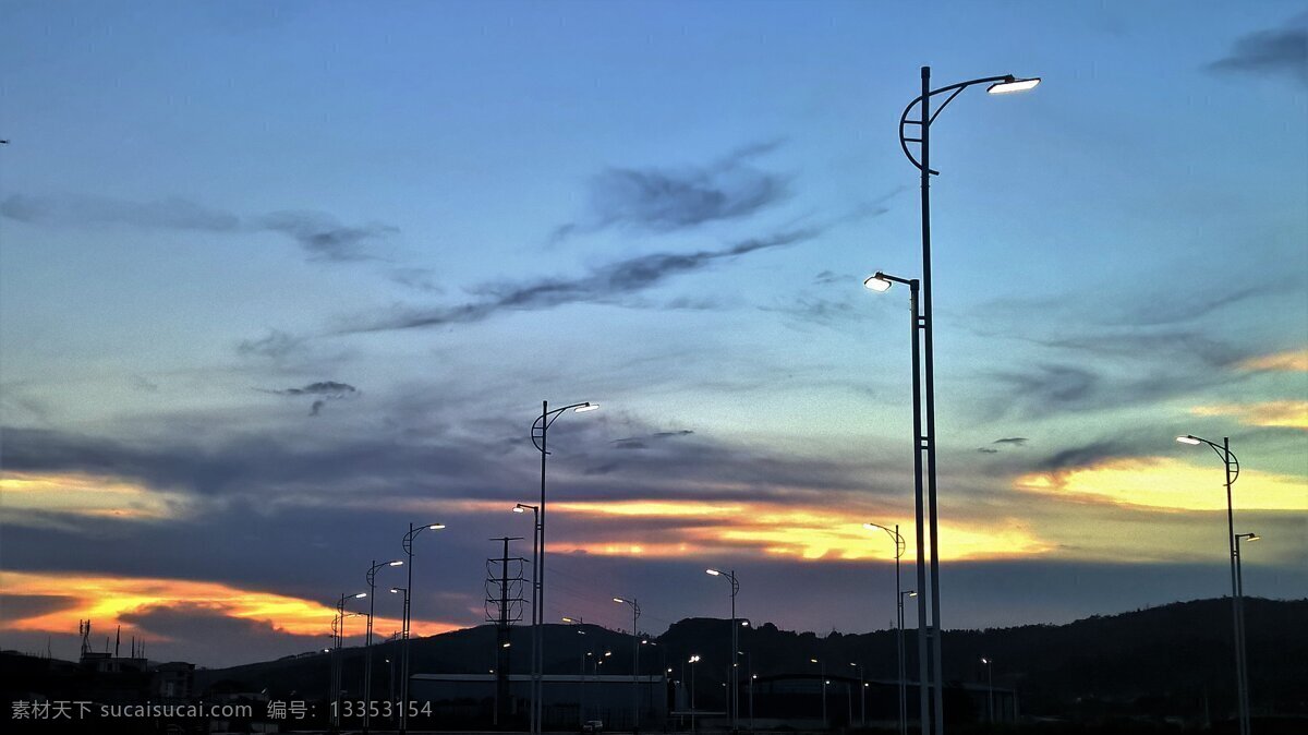 黄昏之影 黄昏 天空 夜空 路边 傍晚 自然景观 自然风景