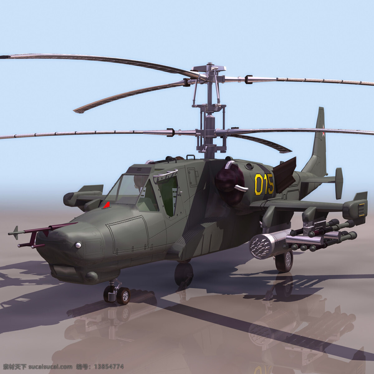 3d 战斗 直升机 模型 3d设计 3d素材 飞机 交通 交通工具 现代 现代科技 效果图 效果图矢量 导弹 军方 现代科技矢量 3d模型素材 其他3d模型
