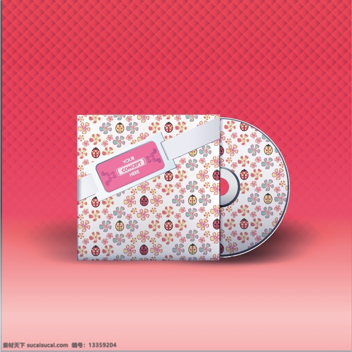 漂亮 装饰 图案 音乐 cd 光盘 背景 装饰图案 音乐cd光盘