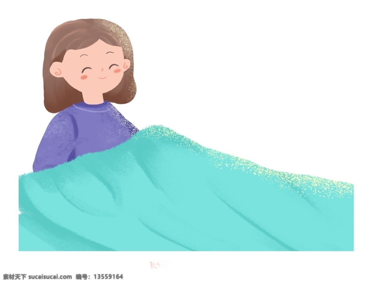 一个女孩 可爱 顽皮 美丽