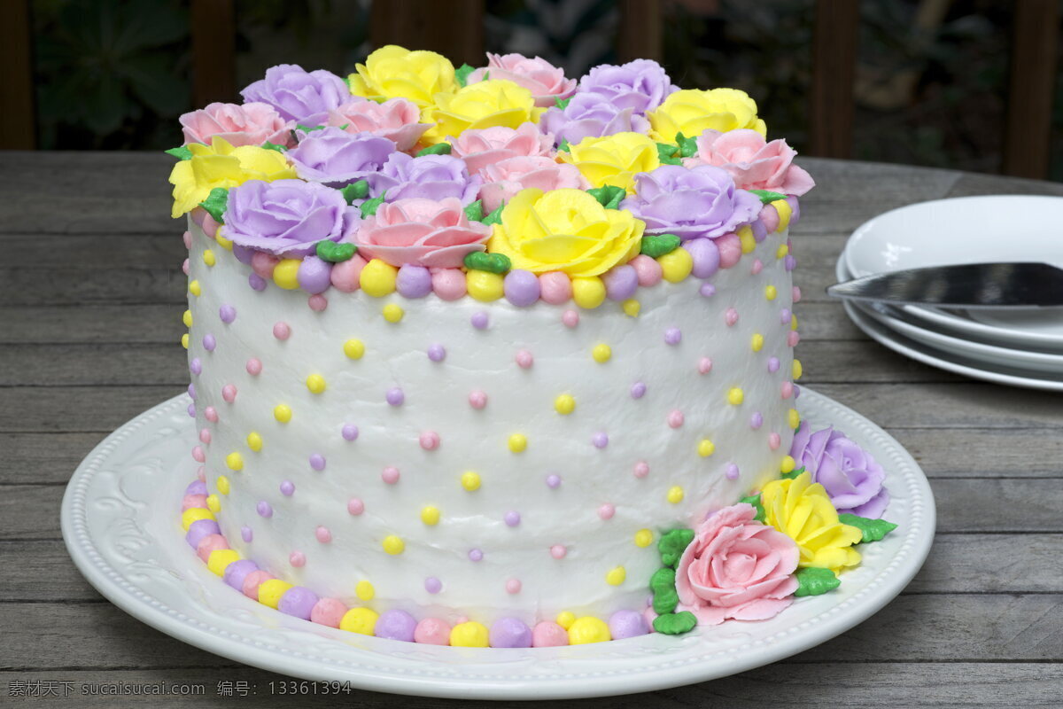 美味 花朵 奶油 蛋糕 高清 花卉蛋糕 奶油蛋糕 糕点