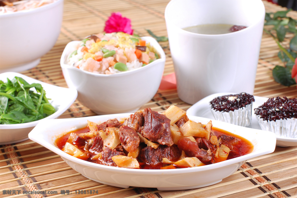一品牛腩饭 美食 传统美食 餐饮美食 高清菜谱用图