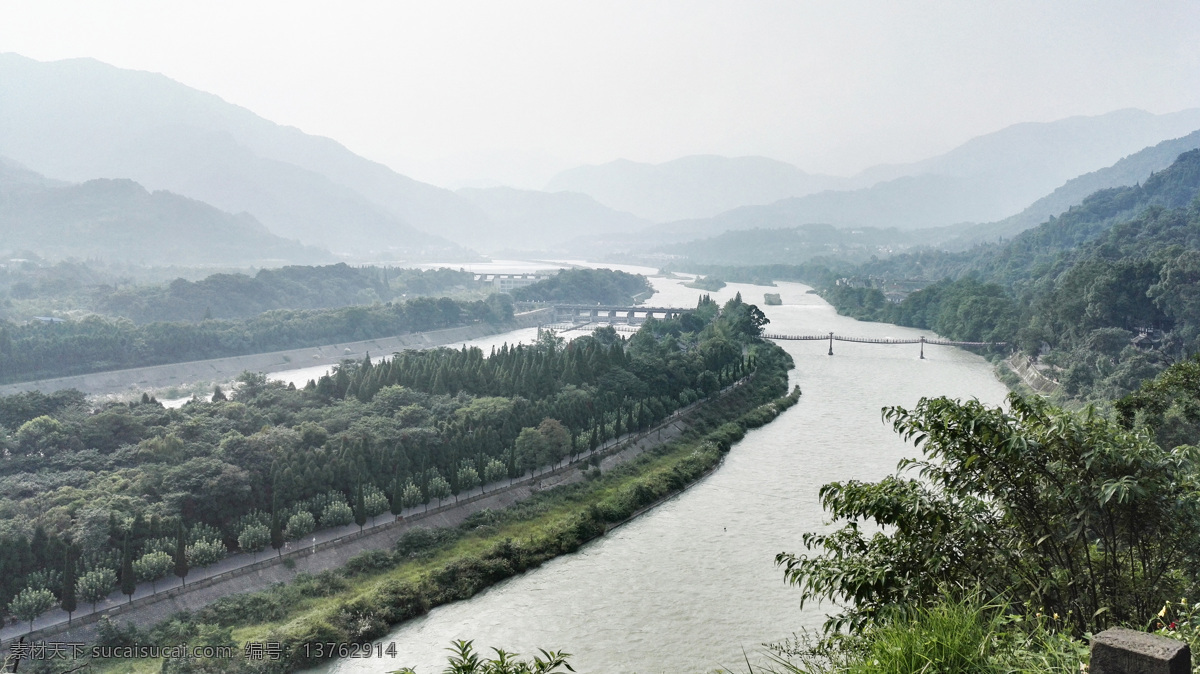 都江堰 风景名胜 5a风景 水利工程 成都都江堰 自然景观