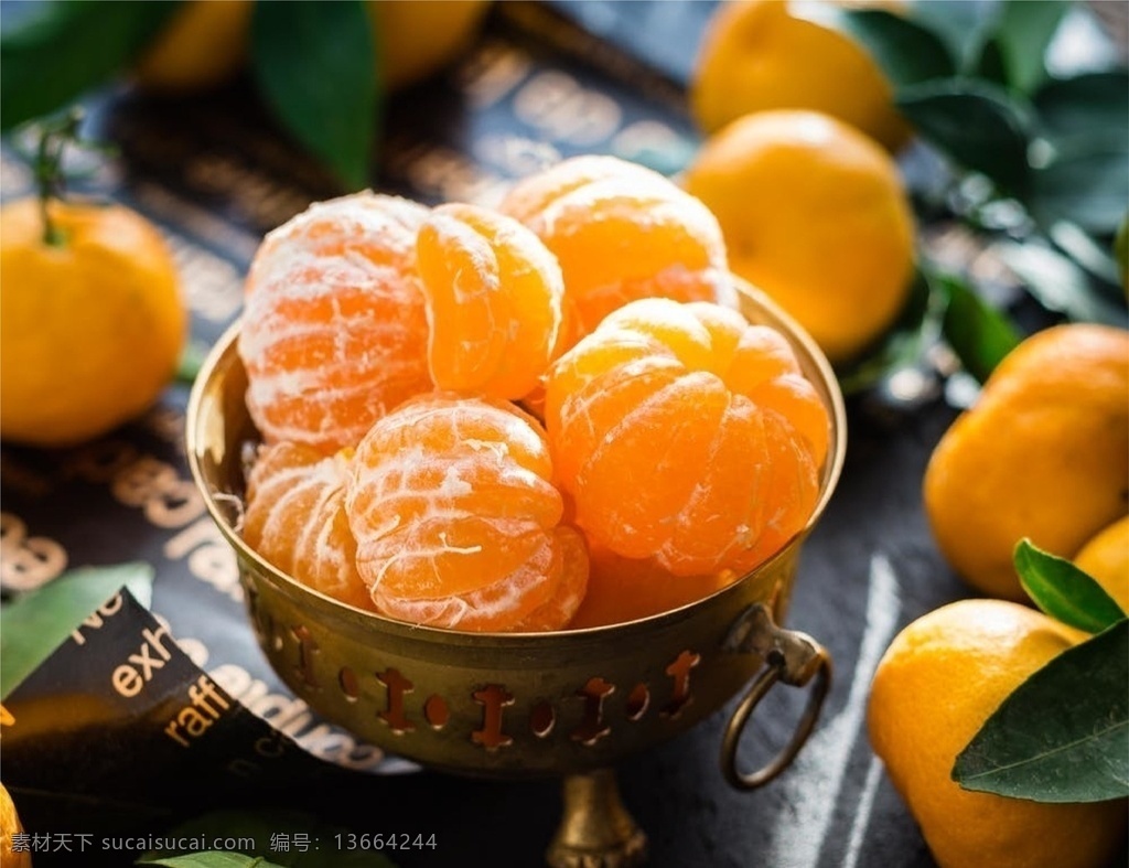 橙子图片 圣诞节 海报 背景 元素 生物世界 水果