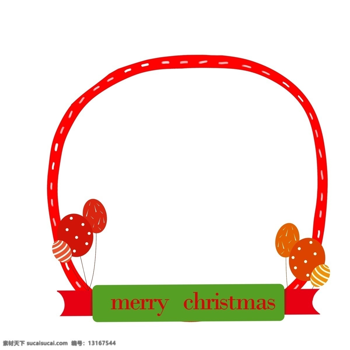 手绘 圣诞节 边框 红色的边框 绿色 英文 字母 漂亮的边框 卡通边框 美丽的边框
