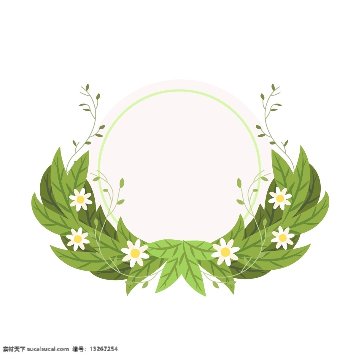 手绘 花卉 边框 装饰 清新手绘边框 植物唯美边框 绿叶边框 简约边框 绿植物边框 创意边框 清新边框图案