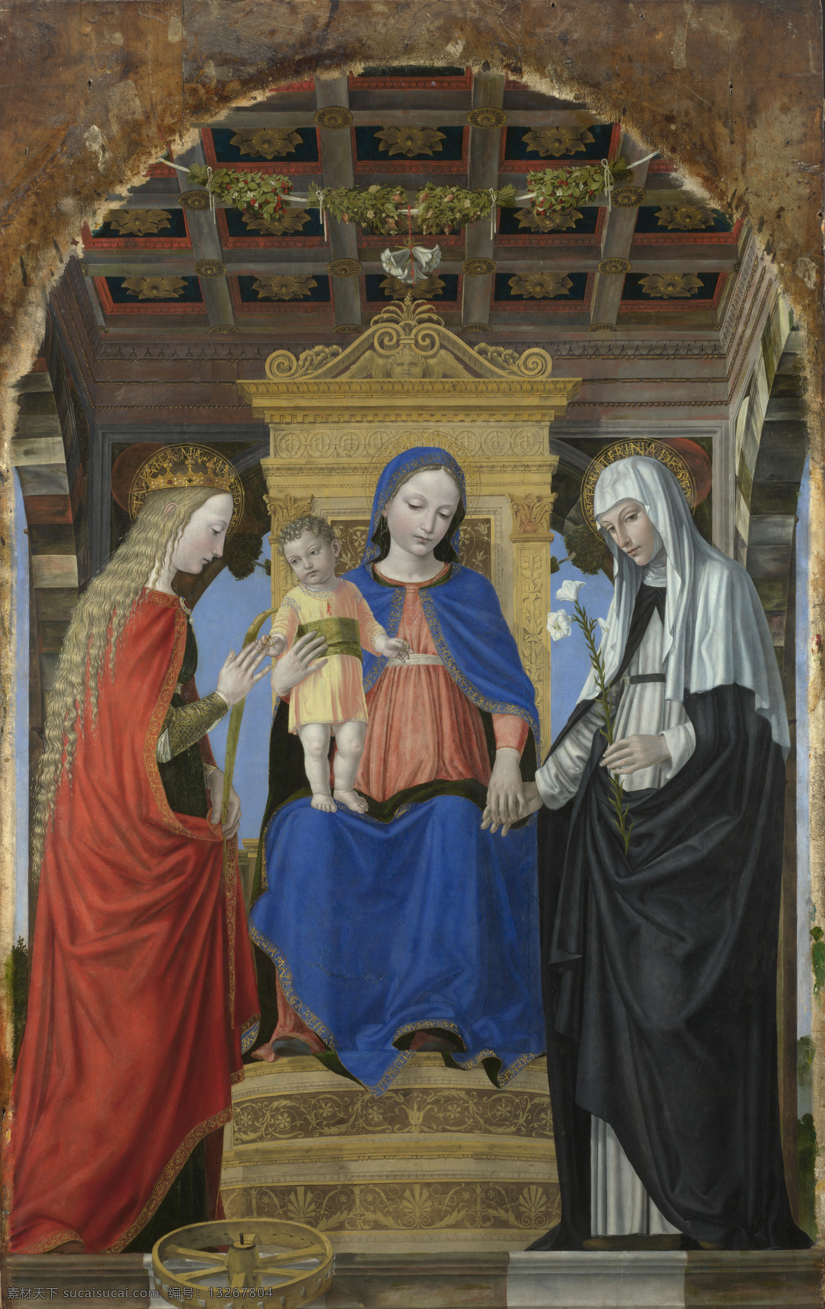 圣母 耶稣 世界名画 油画 西方油画 西方文化 绘画艺术 基督教 宗教绘画 圣母玛利亚 书画文字 文化艺术