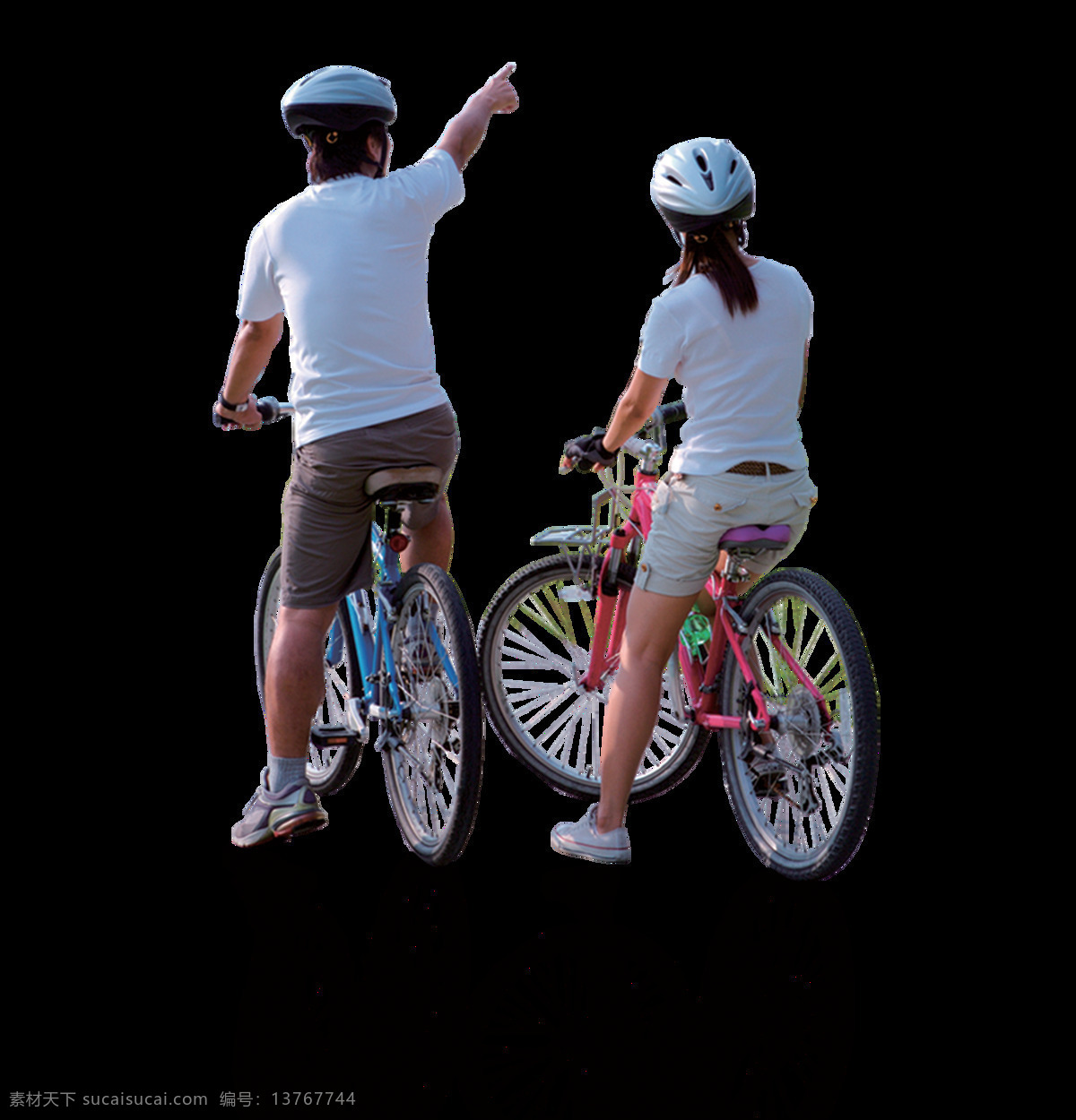 两个 骑 单车 青年 元素 郊行 旅行 运动