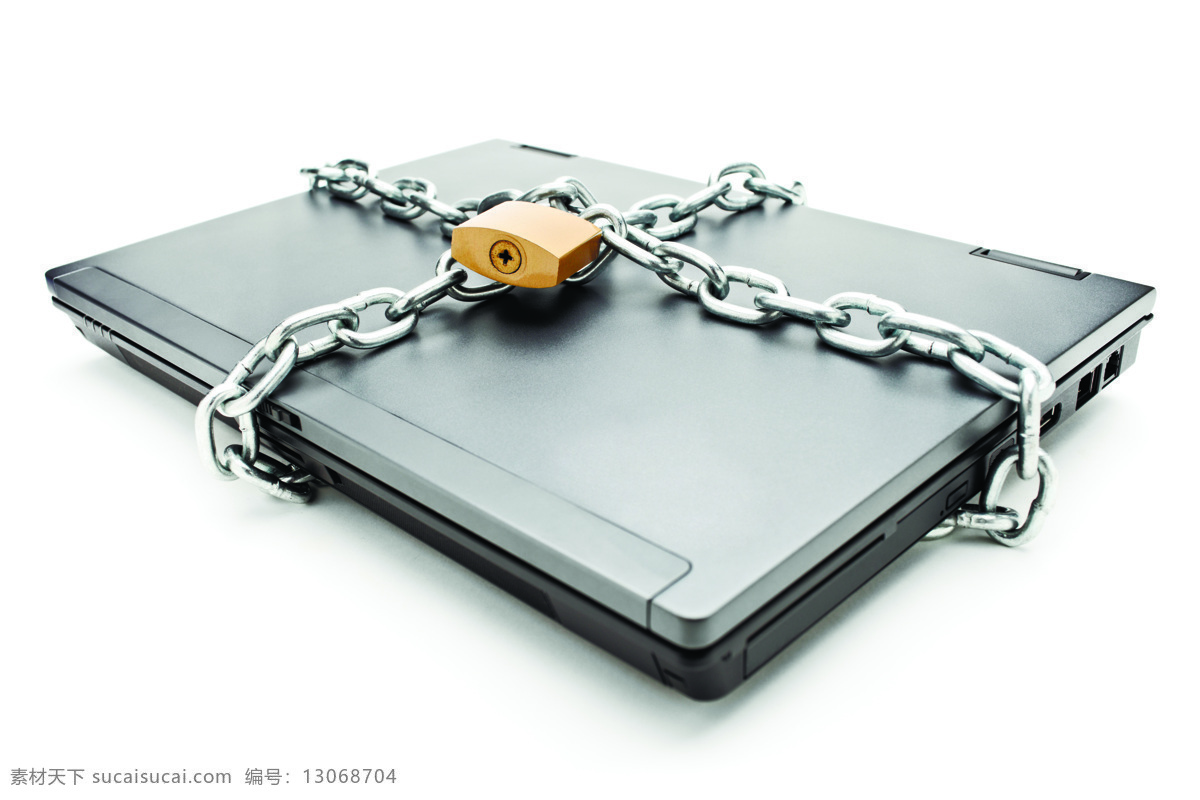 锁链 子 笔记本 电脑 加密文件 安全密保 锁 铁链 笔记本电脑 创意设计 其他艺术 文化艺术