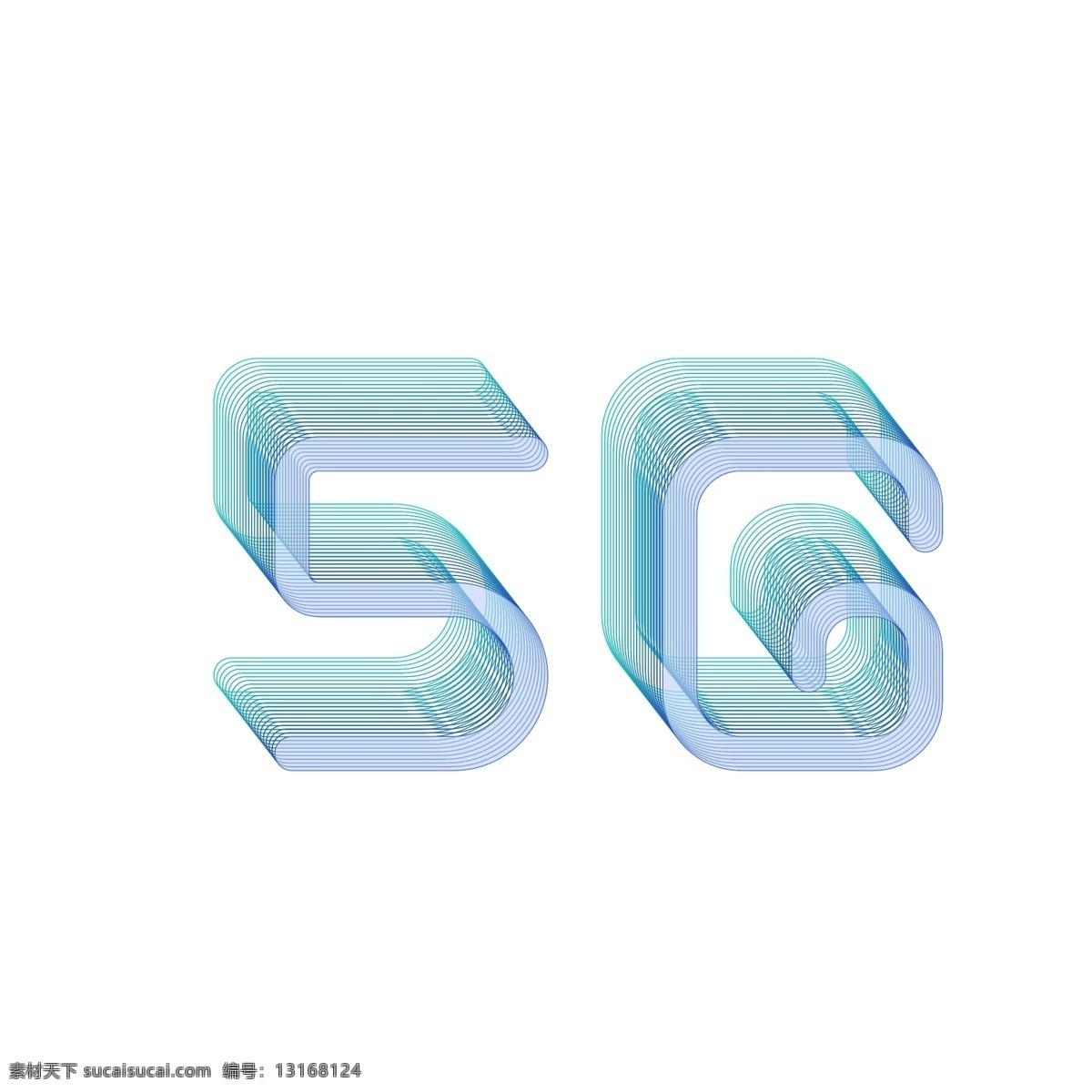 5g 文字 渐变 艺术 字 线条 艺术字 科技风