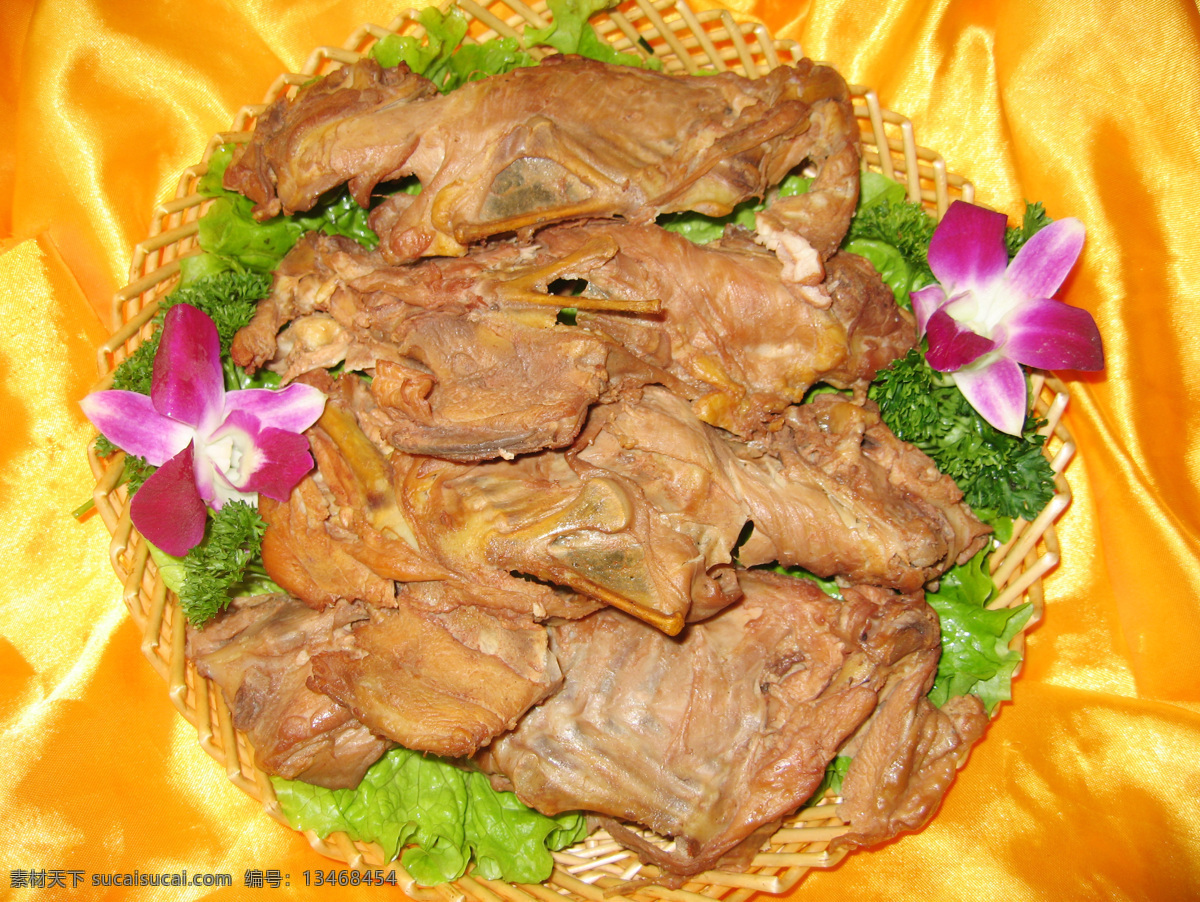 茶皇熏鸡架 传统美食 餐饮美食