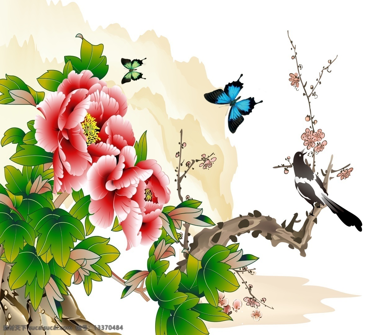 牡丹花 富贵 图 水墨画 喜鹊 蝴蝶 壁画 新中式背景墙 花鸟背景墙 青花瓷 新中式花鸟画 中式背景墙 新中式装饰画 喜上眉梢 花开富贵 中式花鸟 大气 高清 唯美 新中式 中式 山水倒影 花鸟国画 中式花鸟背景 吊顶画 山水画 玄关 小鸟 意境花鸟 写意 花鸟背景 客厅背景墙 书房背景墙 环境设计 室内设计