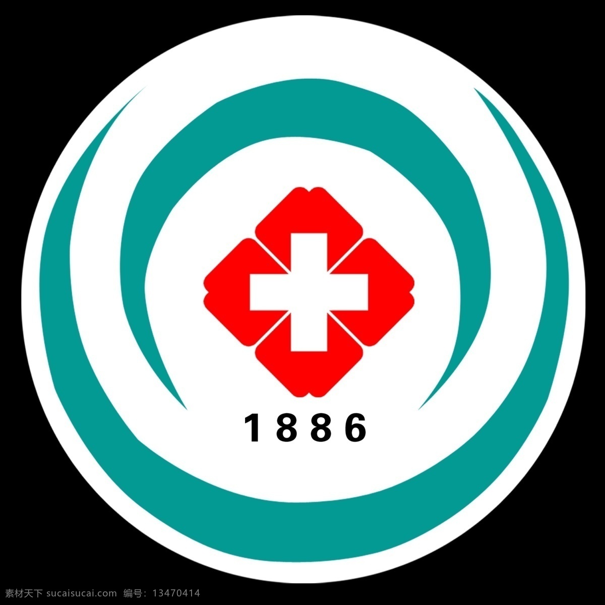 聊城二院标志 医院标志设计 医院标志 红十字 标志设计 广告设计模板 源文件