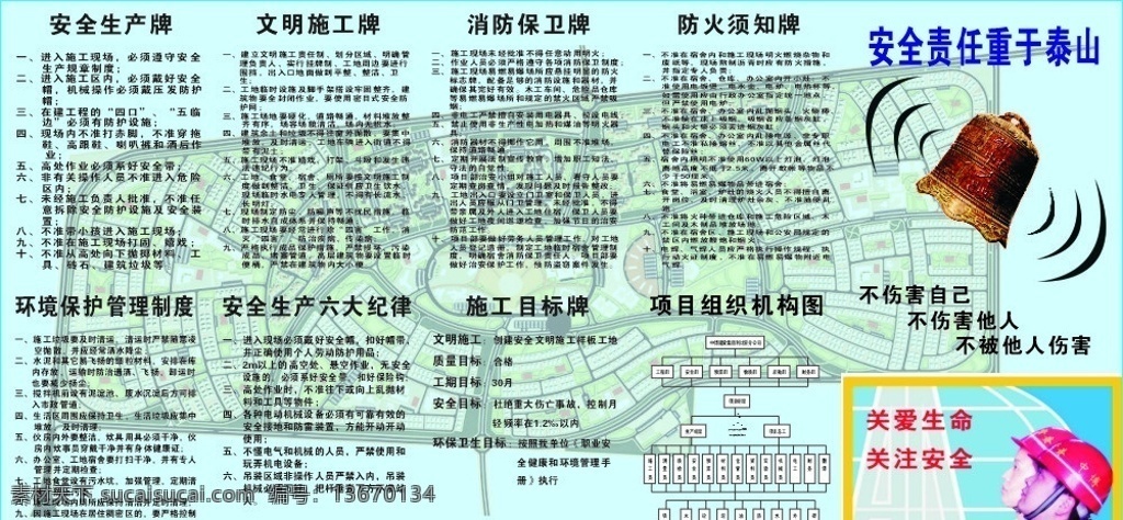 中博 安全 施工 制度 牌 建筑施工制度 警示 八排一图 城市建筑 建筑家居 施工制度 其他设计 矢量 展板模板