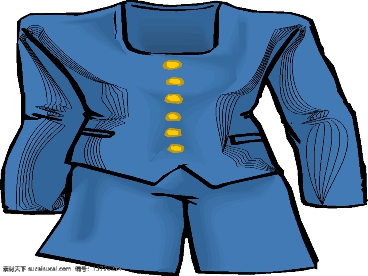 女式 短裤 套装 长袖上衣 服装设计 服装设计图