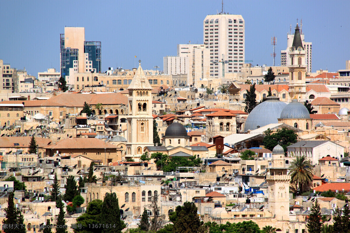 耶路撒冷 城市 风景 巴勒斯坦风景 以色列风景 城市风景 建筑风景 美丽风景 旅游景点 城市风光 其他类别 环境家居