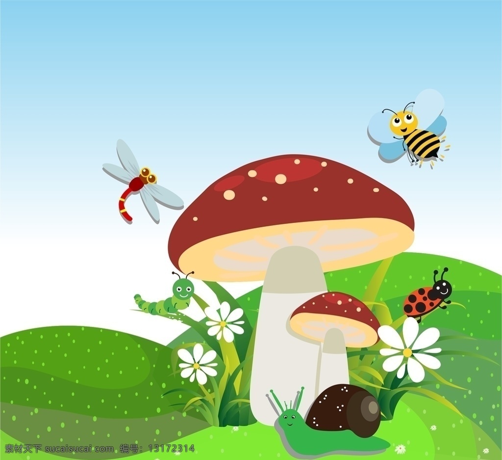 卡通蘑菇图片 卡通蘑菇 蘑菇 矢量蘑菇 蘑菇矢量 蘑菇素材 蘑菇元素 幼儿园素材 幼儿园文化 矢量素材植物