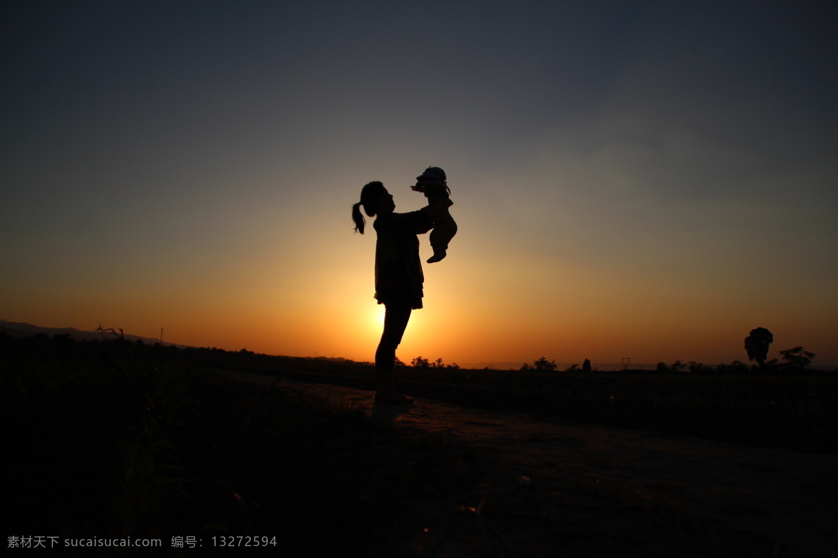 夕阳 剪影 爱 国内旅游 快乐 旅游摄影 希望 夕阳剪影 幸福 psd源文件