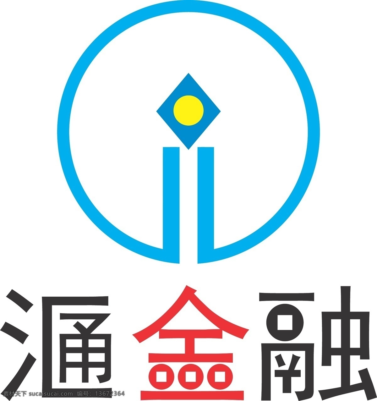 血 兔 金融 logo 图标 财富 汇通 白色