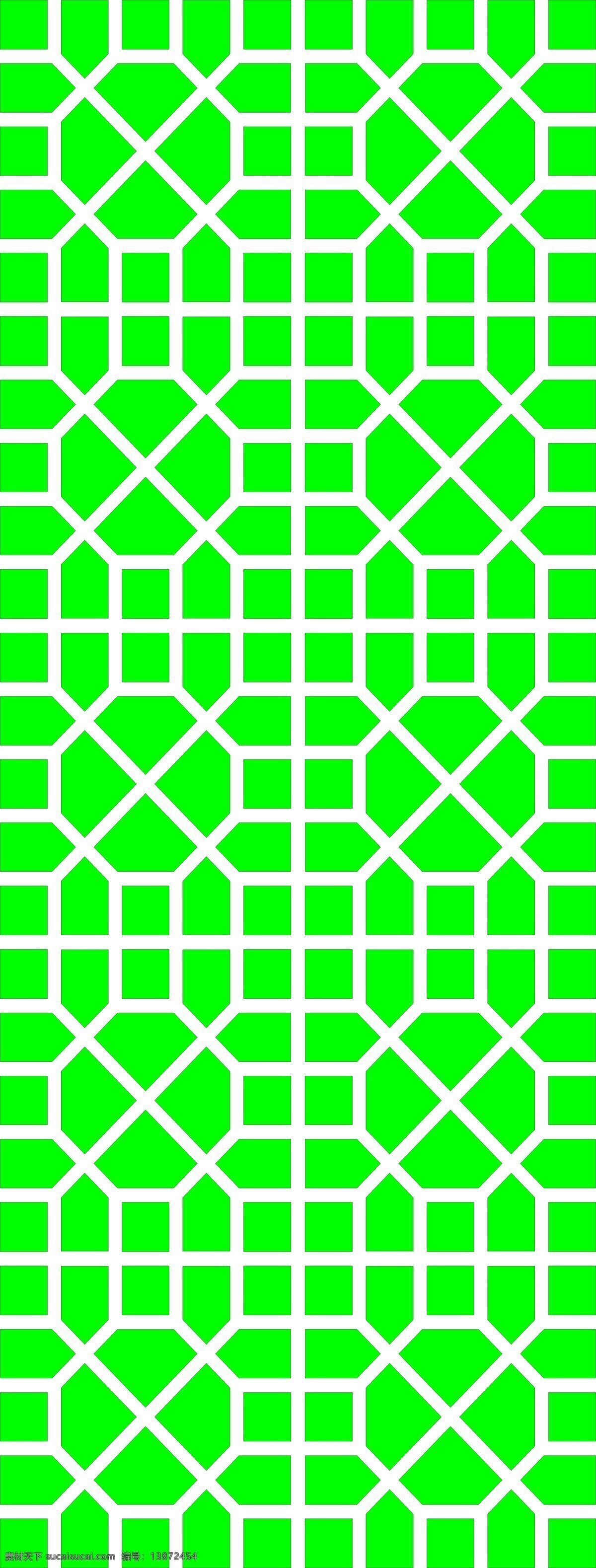 镂空装饰 镂空隔断雕刻 矢量 建筑装饰 矢量cdr 设计素材 三维模型 绿色