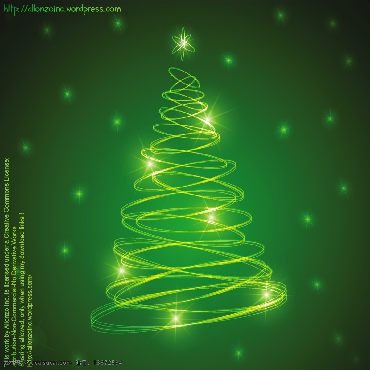 闪闪 发光 绿色 圣诞树 形状 螺旋 环 背景壁纸 庆典和聚会 圣诞节 节日和季节性 装饰装潢 模板和模型