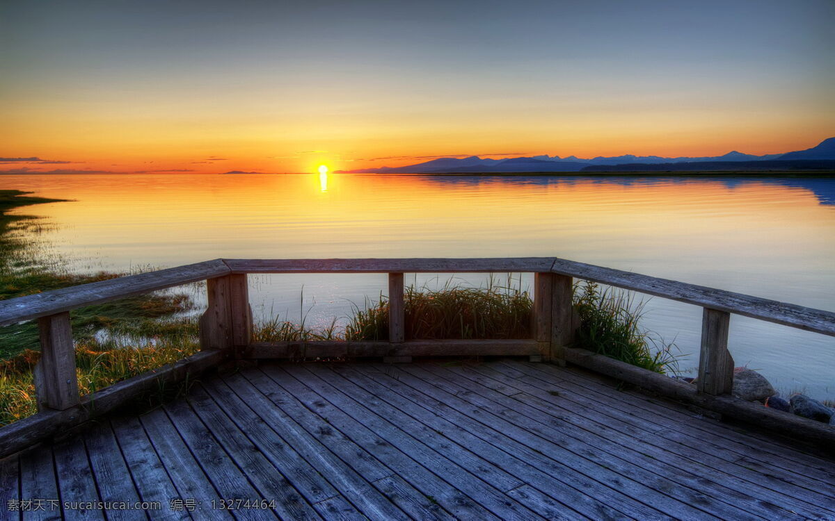 唯美 风景 夕阳 黄昏 美景 清新 自然 背景图片