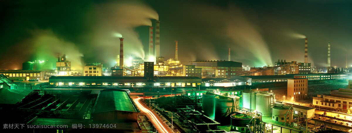 磷肥厂 夜景 工业生产 化肥 化工 现代科技 烟囱 磷肥厂夜景 瓮福集团 矢量图