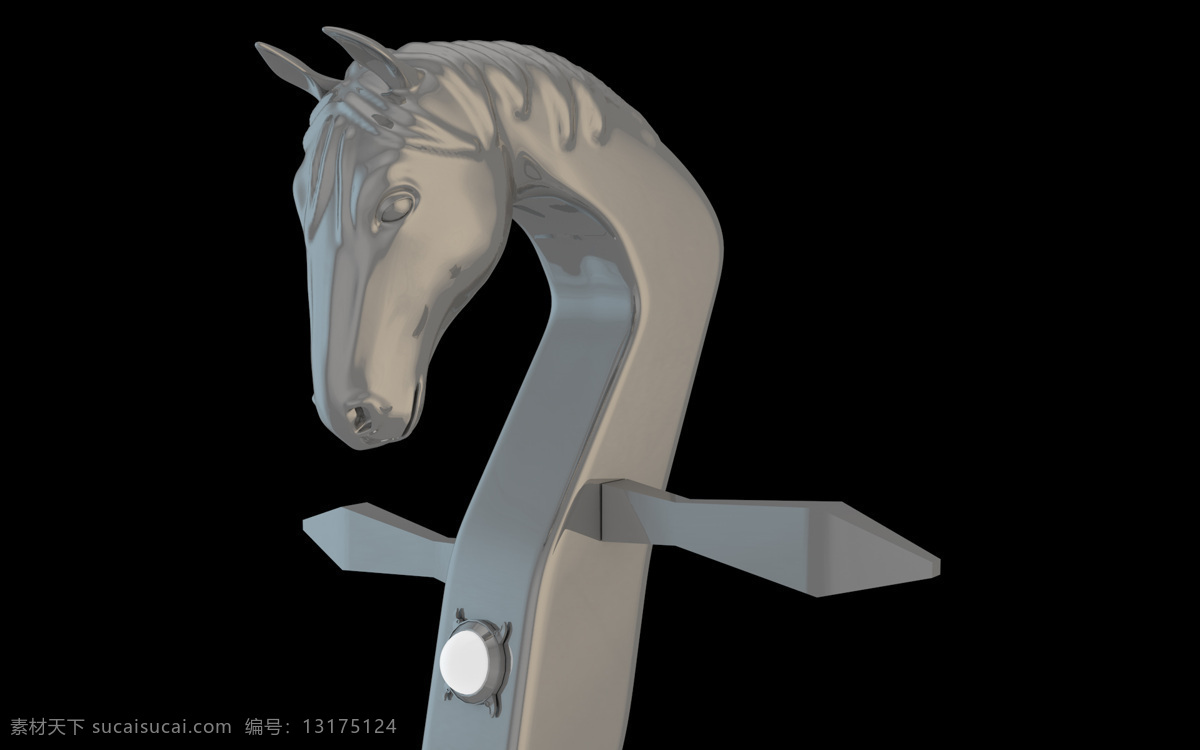马头琴 蒙古 银色 高清 3d作品 3d设计