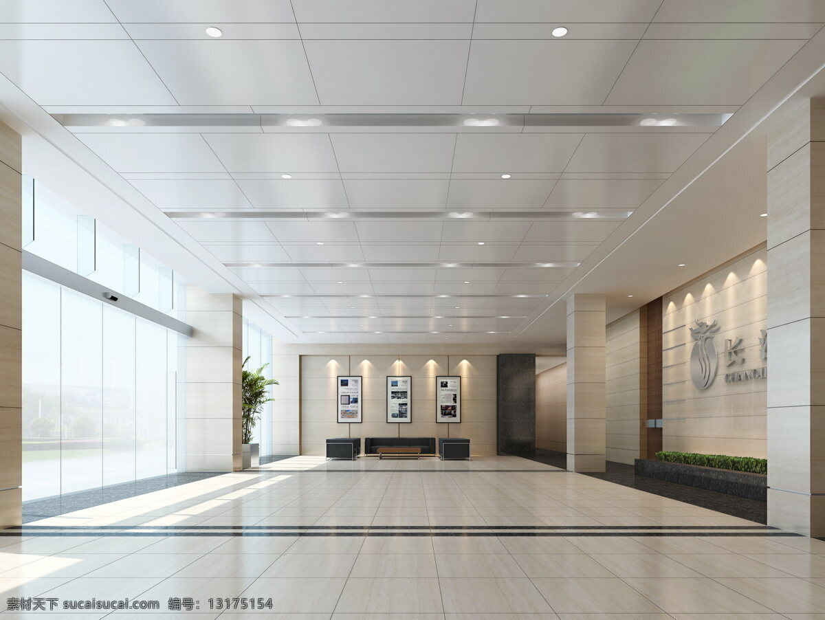 长江 证券 大厅 效果图 长江证券 银行 沙发 大门 3d效果图 3d作品 3d设计
