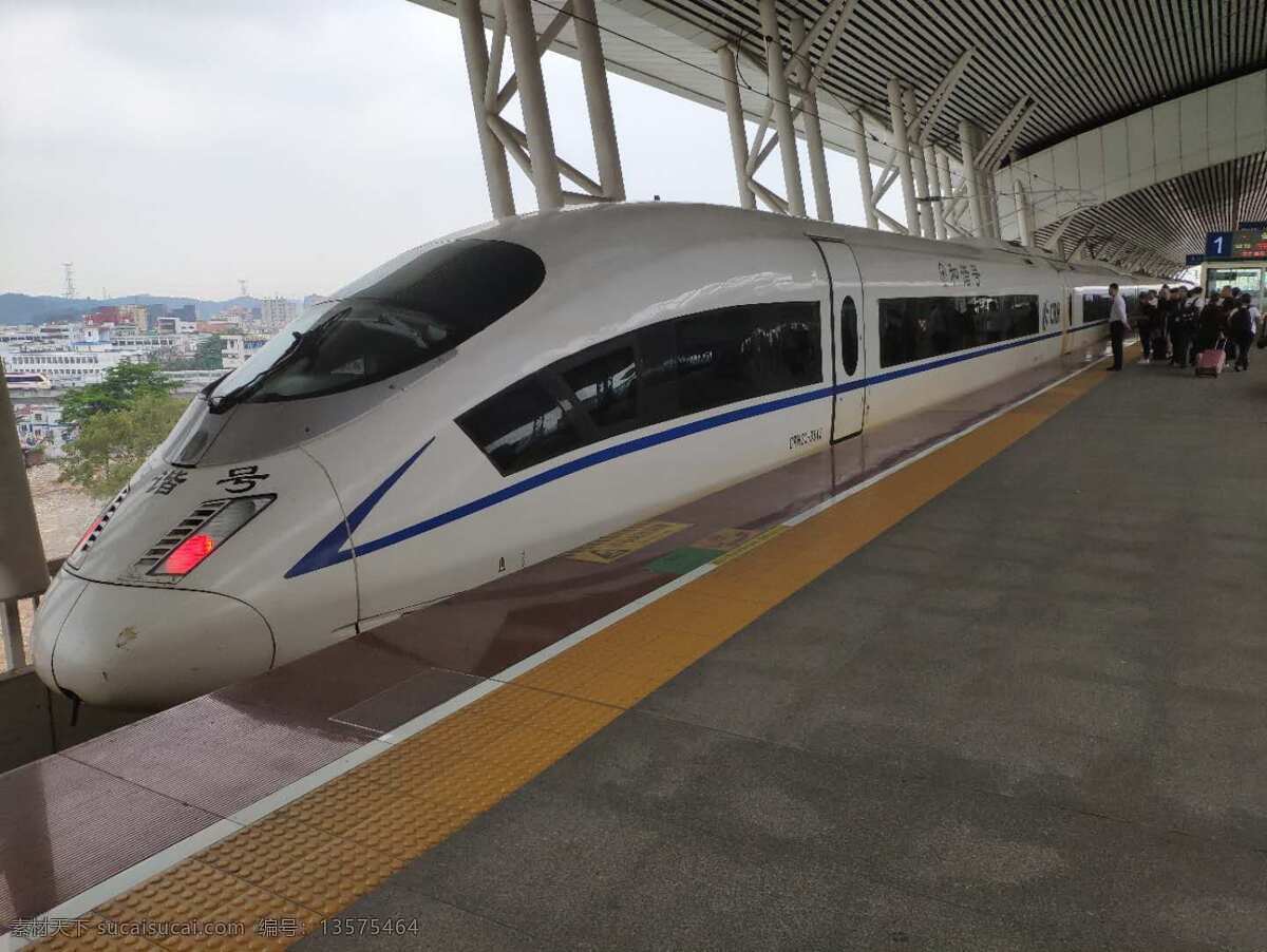 和谐号 crh380b 高铁 火车 动车组 现代科技 交通工具