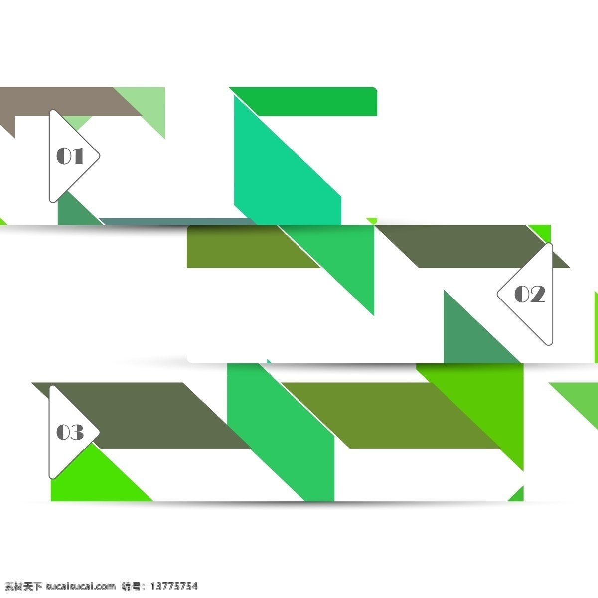 彩色 几何 图案 横幅 广告 模版 几何图形 绿色 模板 矢量 矢量图 其他矢量图