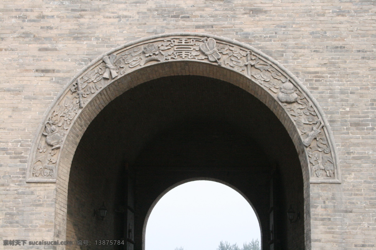 山西常家庄园 常家庄园 古建筑 四合院 旅游胜地 排戏 栓马柱 石护栏 砖雕 城墙 门洞 建筑摄影 建筑园林
