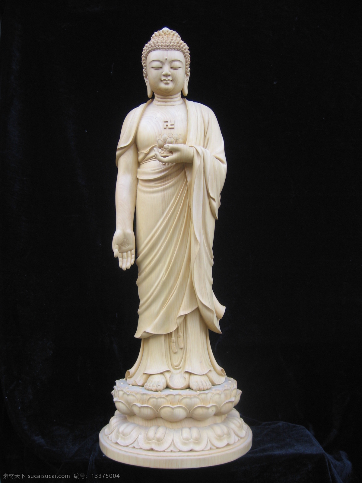 阿弥陀佛 佛教 佛像 木雕 文化艺术 宗教信仰 西方极乐