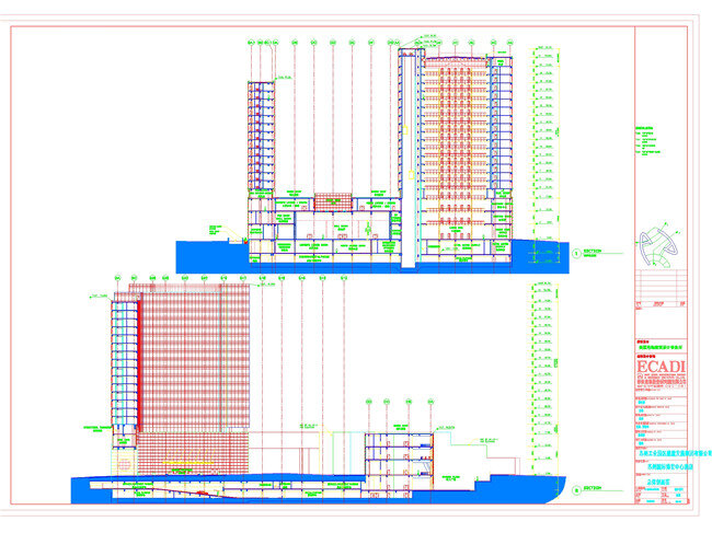 剖面图 cad 图纸 环境设计 建筑 建筑设计 建筑图纸 源文件 装潢图纸 别墅装潢 dwg cad素材