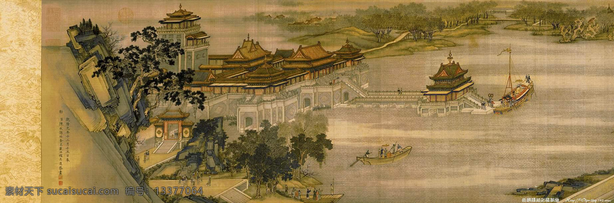 清明上河图 部分 部分图片 起始页 节日素材 清明节