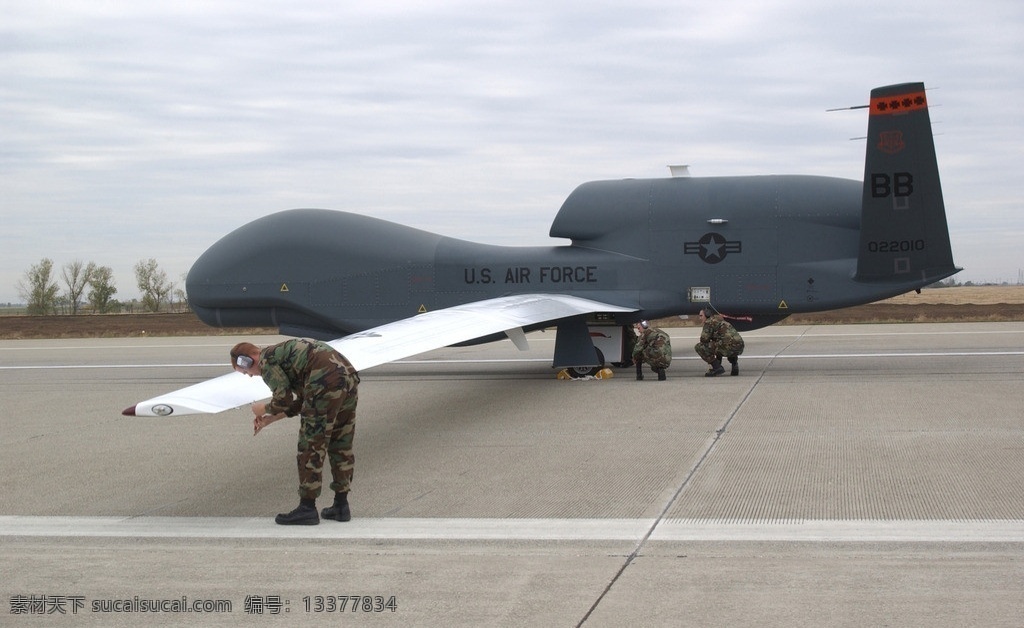 全球鹰无人机 全球鹰 无人侦察机 美军 美国空军 美国 空军 无人机 军事武器 现代科技