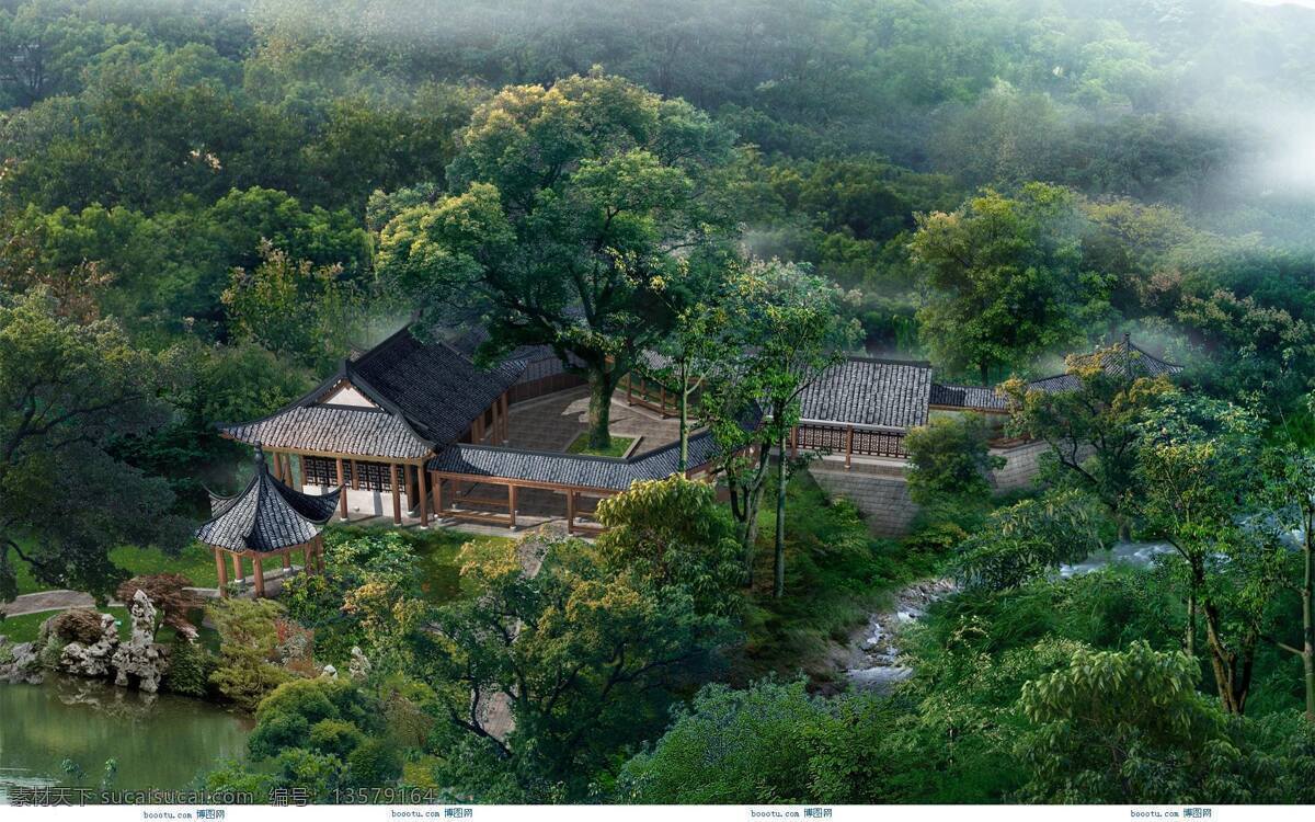 园林建筑 景观设计 绿化园林 园林景观 古镇设计 建筑效果图 建筑设计 环艺设计 环境设计 设计效果图 环境家居