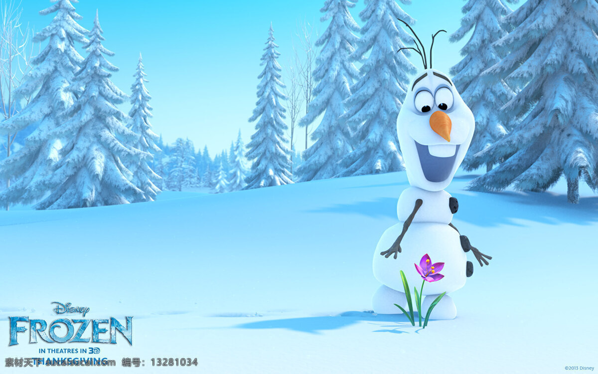 冰雪奇缘 雪人 冰雪公主 frozen 动漫动画 动漫人物