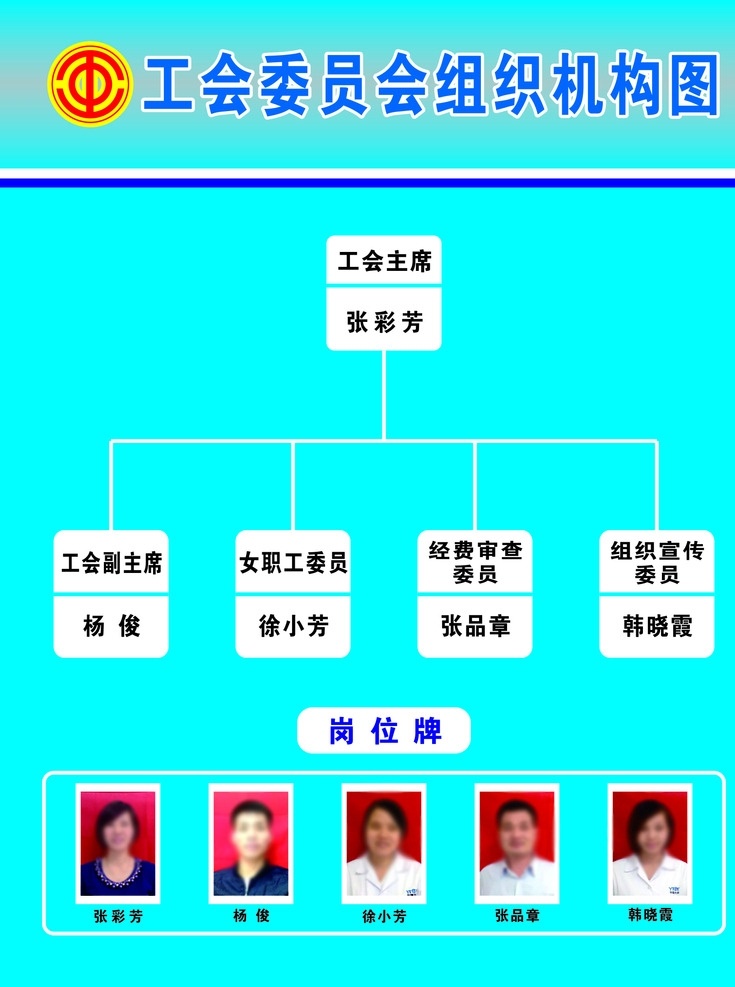工会 组织机构 图 工会组织机构 工会背景 光学背景 光学工会 工会展板 蓝色背景 展板模板