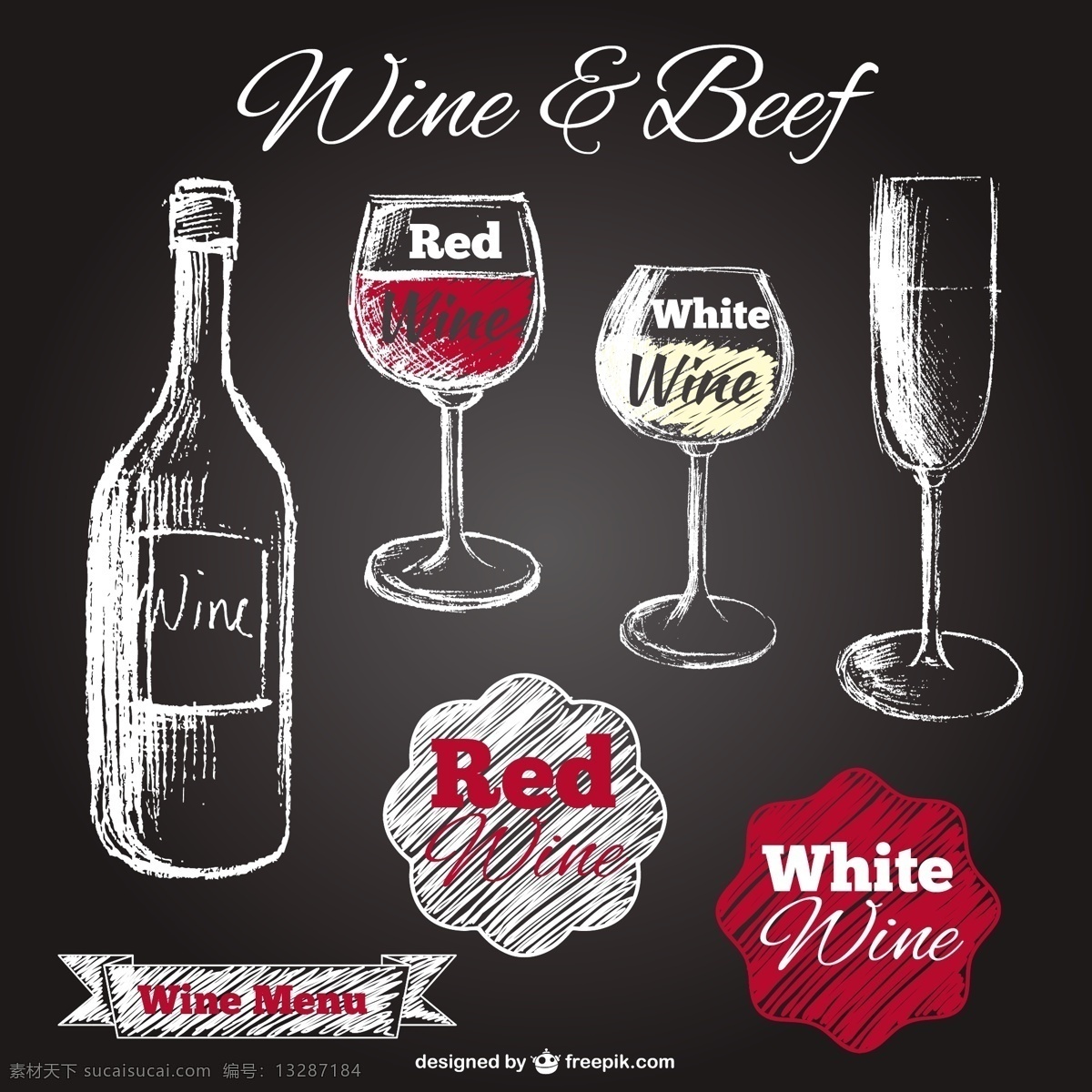 粉笔 黑板 上 画 瓶 酒 菜单 手 餐厅 手画 红 玻璃 餐厅菜单 名单 白葡萄酒 酒杯 葡萄酒瓶 红酒 葡萄酒 黑色