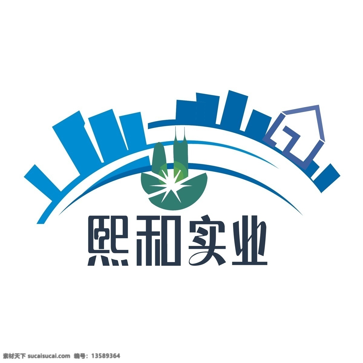 实业logo 原创 logo 白色