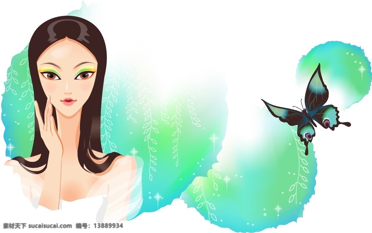 古典的 边界 花 女孩 女厕所 古典 美女 经典 境 系列 11p 白色