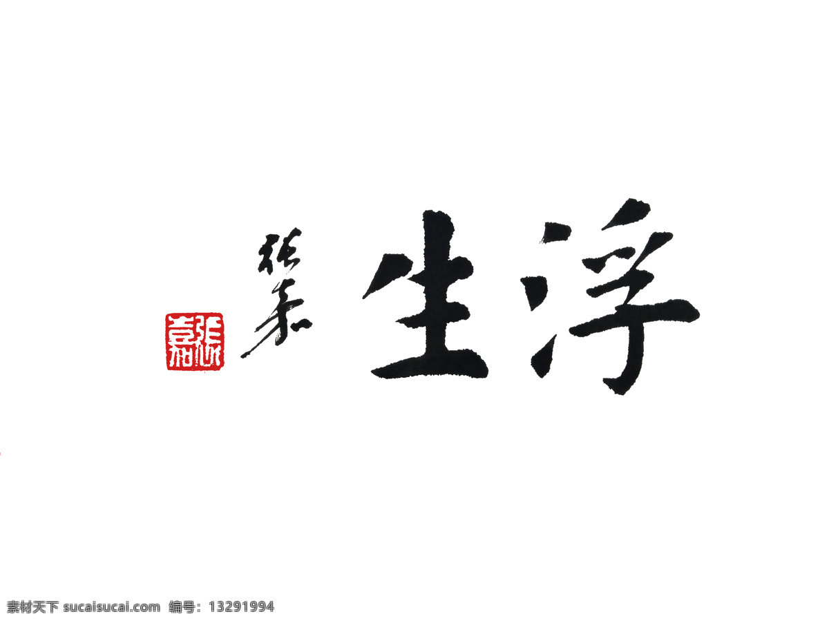 张嘉书法 浮生 西南科技大学 张嘉 书画协会 西南科大张嘉 文化艺术 绘画书法