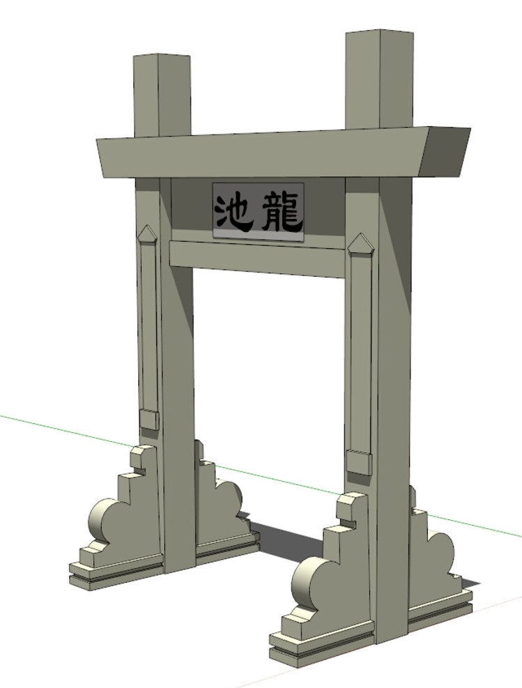 岱庙牌坊 岱庙 牌坊 岱庙建筑 古代牌坊 牌楼 建筑 建筑园林 古建 牌坊北 古牌坊 北方牌坊 3d模型 sketchup 3d设计 室外模型 生态牌坊 其他模型 skp